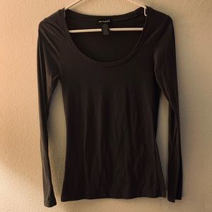 Wet Seal - Scoop Neck Long Sleeve